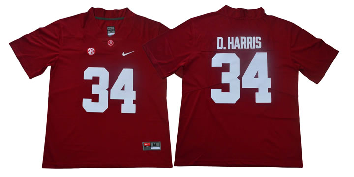 Alabama Crimson Tide 34 Damien Harris Red Nike College Football Jersey,We sell and wholesale Alabama Crimson Tide 34 Damien Harris Red Nike College Football Jersey on line form chian!